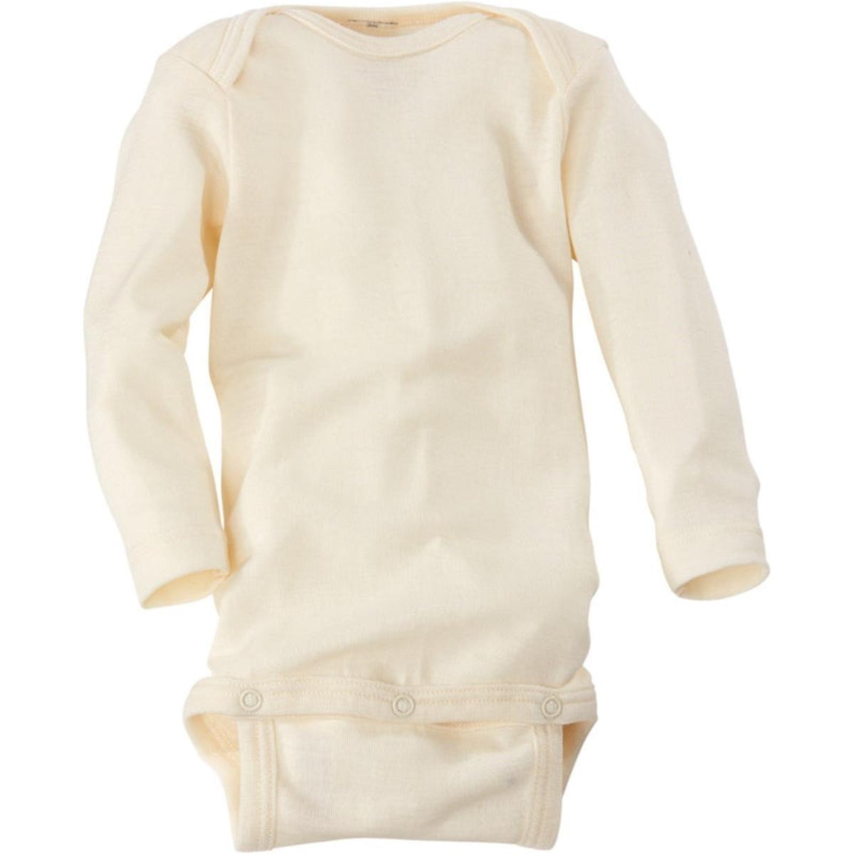 Cosilana Organic Wool & Silk Long-Sleeve Baby Bodysuit (0+ Months)