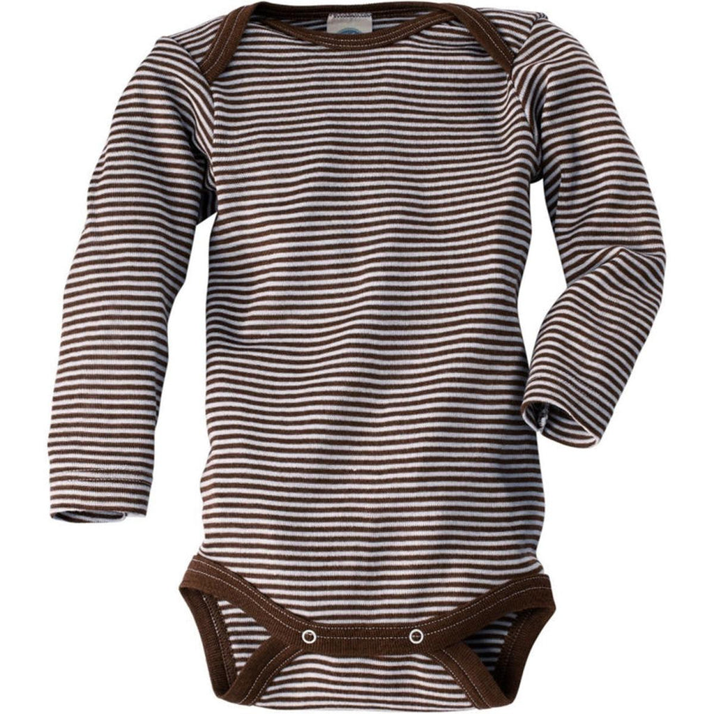 Cosilana Organic Wool & Silk Long-Sleeve Baby Bodysuit (0+ Months)