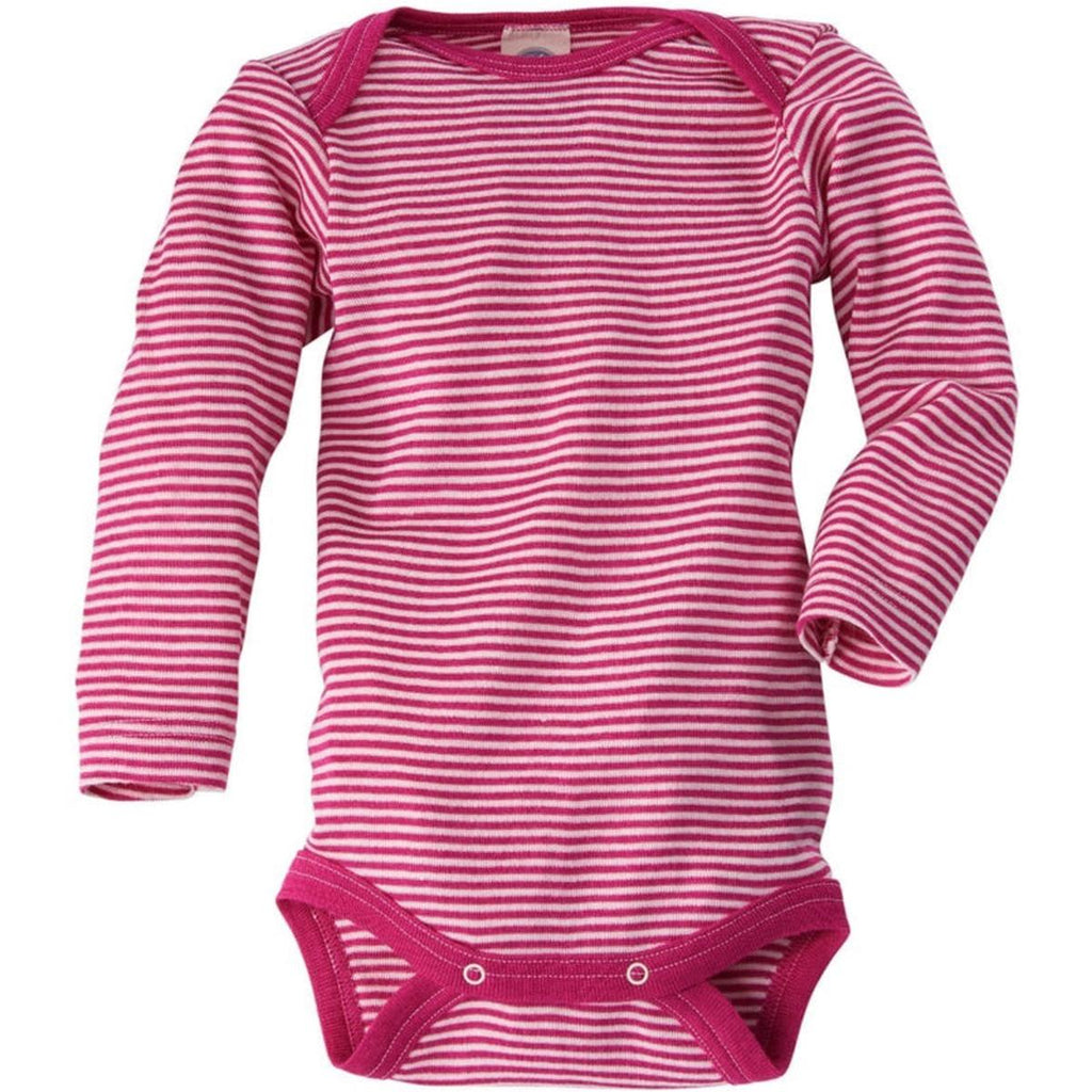 Cosilana Organic Wool & Silk Long-Sleeve Baby Bodysuit (0+ Months)