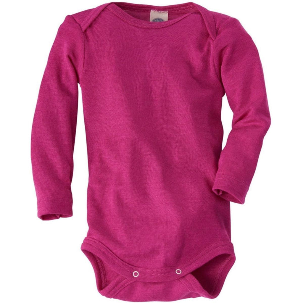 Cosilana Organic Wool & Silk Long-Sleeve Baby Bodysuit (0+ Months)