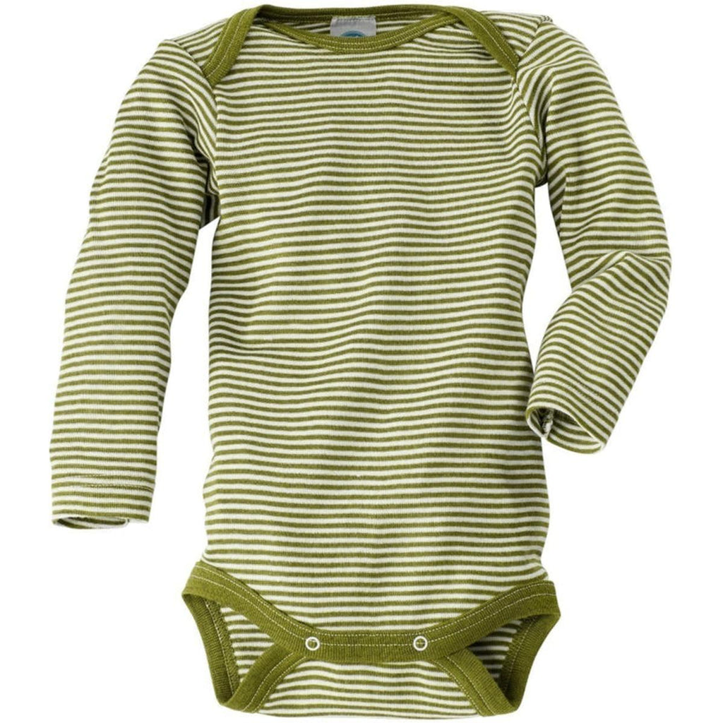 Cosilana Organic Wool & Silk Long-Sleeve Baby Bodysuit (0+ Months)