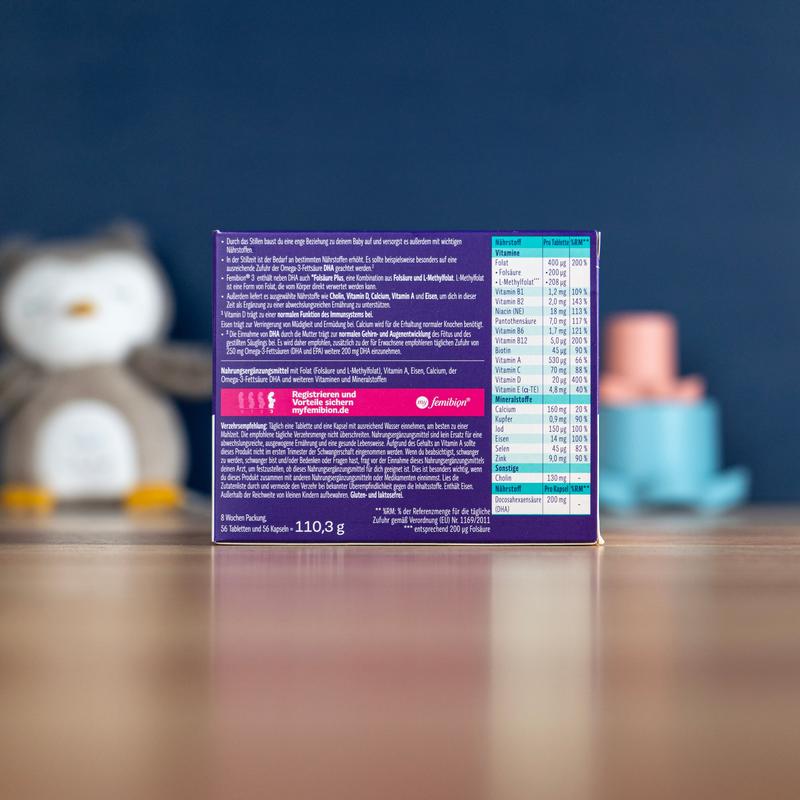 Femibion 3 Breastfeeding Vitamins - 28 Tablets + 28 Capsules