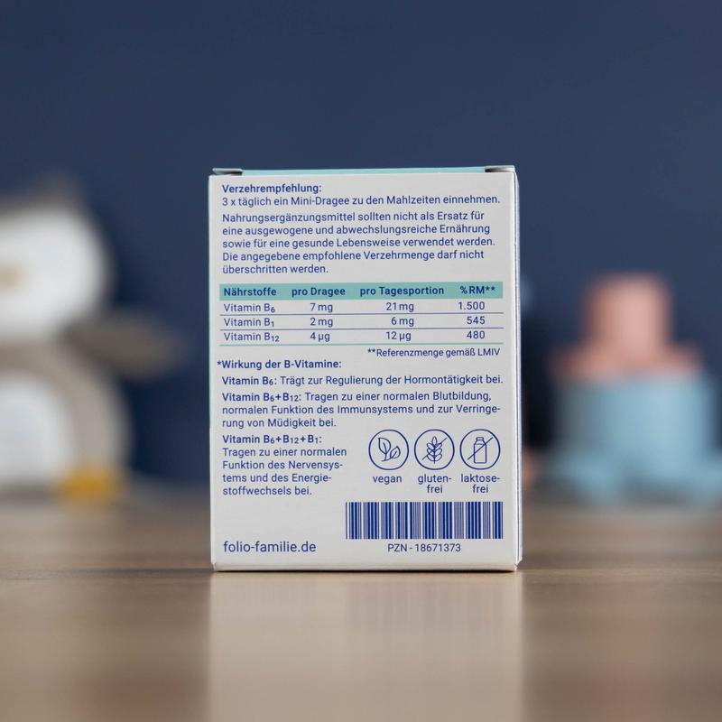 Folio Nausema Pregnancy B-Vitamins - 60 Tablets