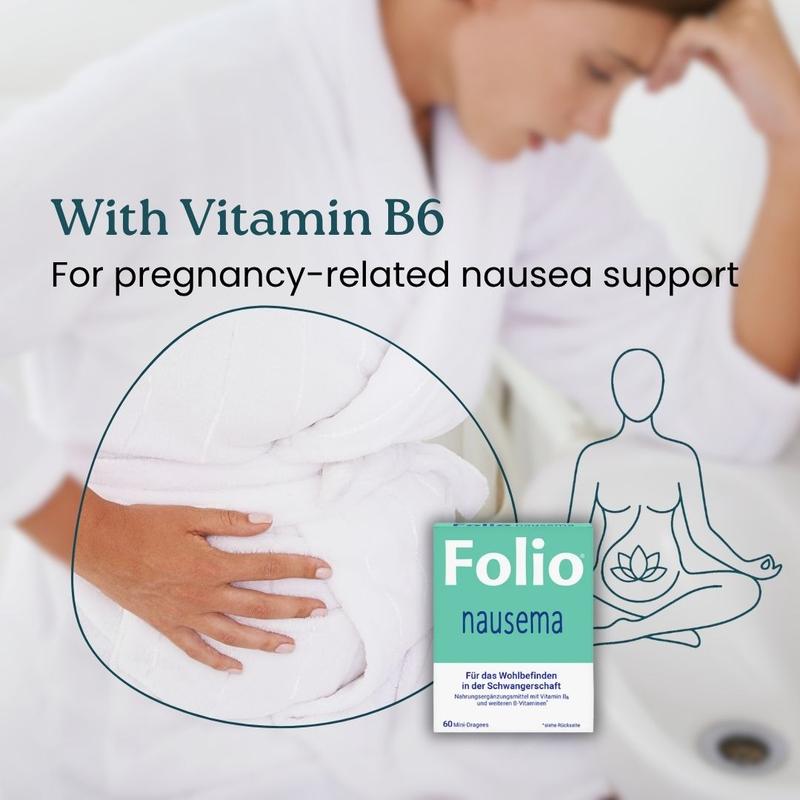 Folio Nausema Pregnancy B-Vitamins - 60 Tablets