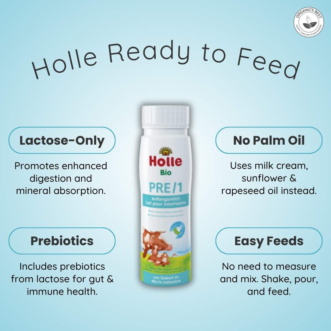 Holle Ready to Feed Stage 1 Liquid Infant Formula