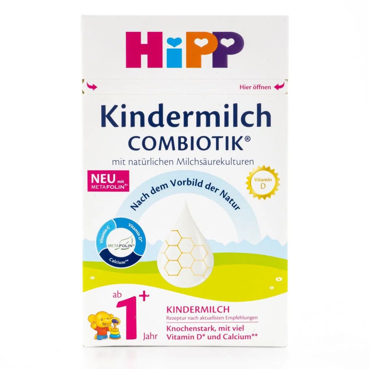 HiPP 1+ Kindermilch Formula 12+ Months (600g) - 24 Boxes