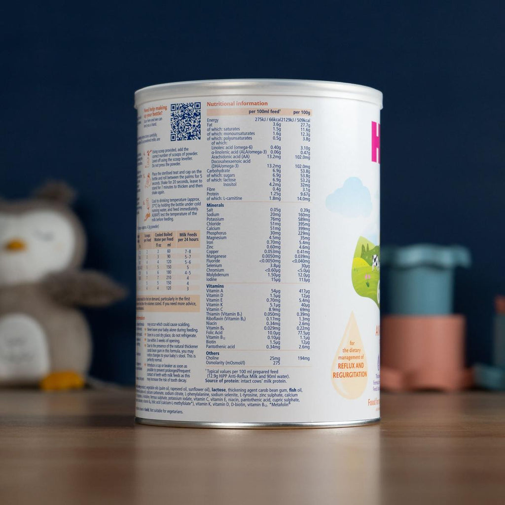 HiPP Anti-Reflux Formula UK 0+ Months (800g)