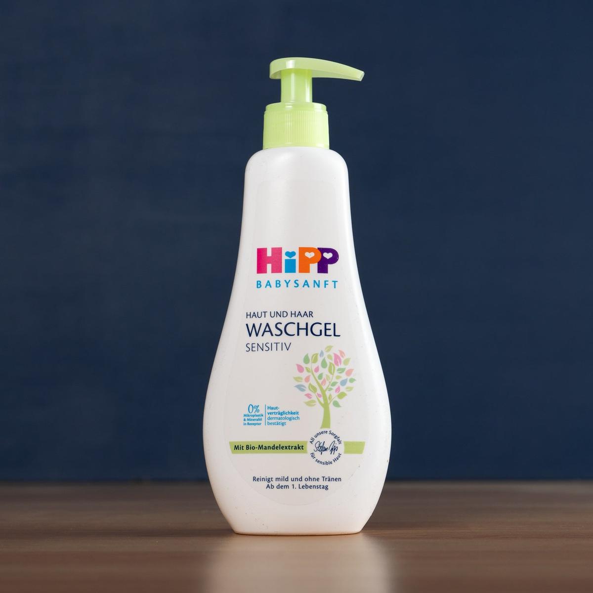 HiPP Baby Sensitive Skin Body & Hair Wash Gel, 400ml (0+ Months)
