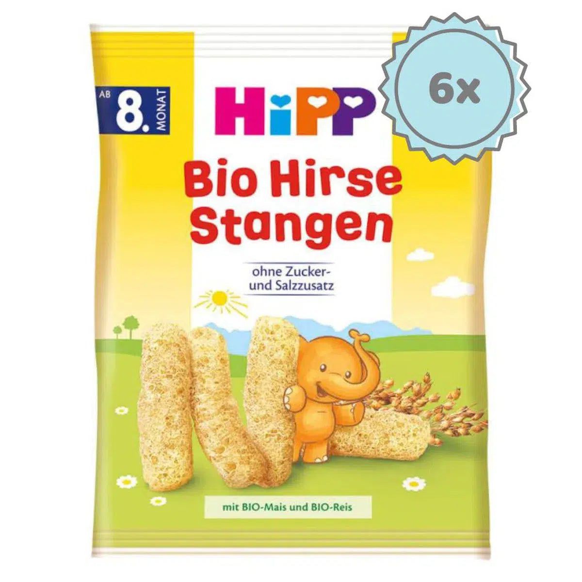 HiPP Baby snack millet sticks (30g), from 8 months - 6 Packs