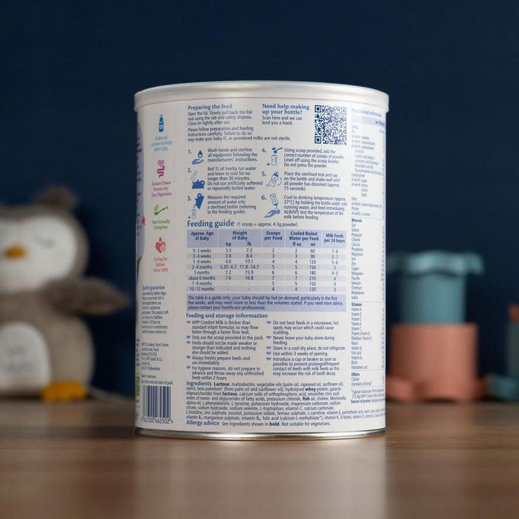 HiPP Comfort UK Special Formula 0+ Months (800g)