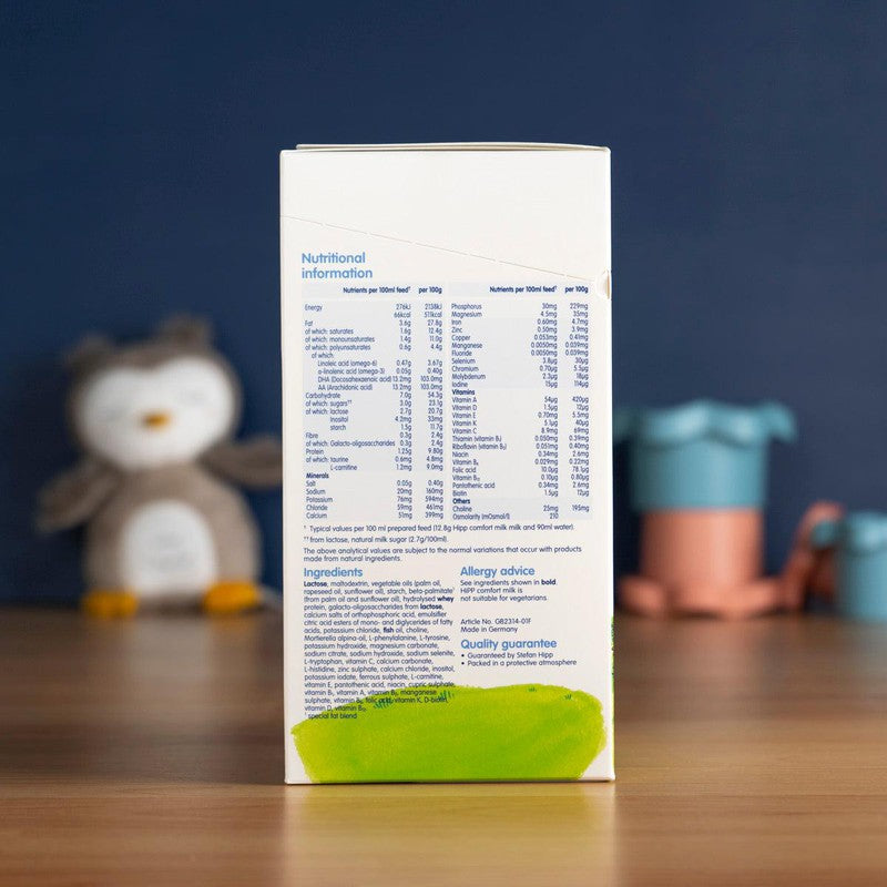 HiPP Comfort UK Special Formula 0+ Months (800g)