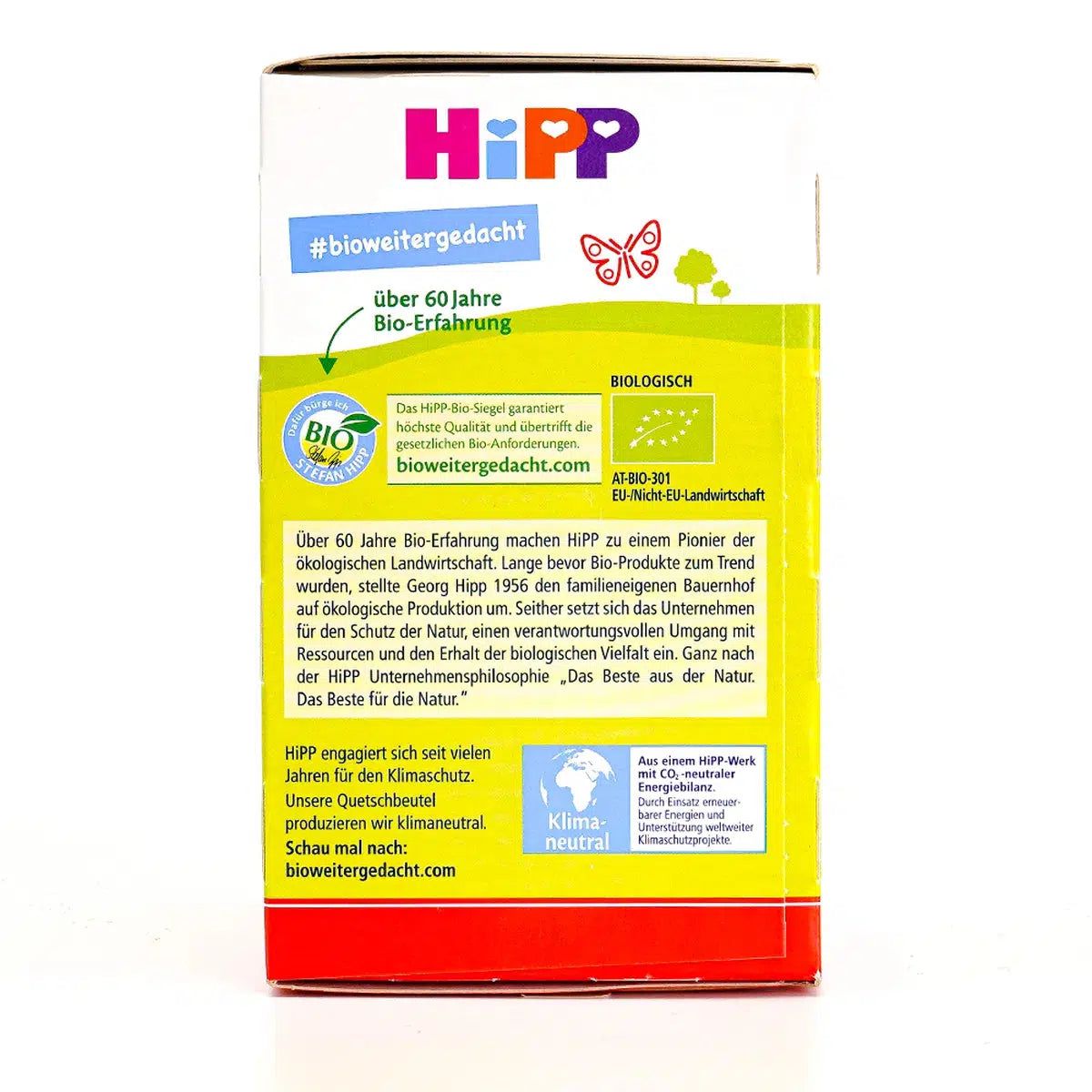 HiPP Fruit Pouches - Apple-Banana & Baby Biscuit (5+ Months) - 4 Pouches