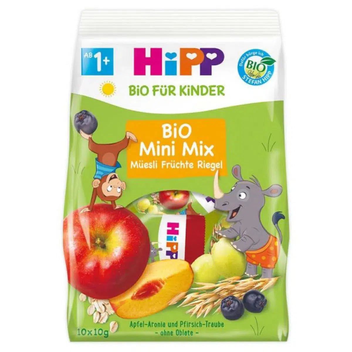 HiPP Fruit muesli snack bar, from 12 months - 10 Bars