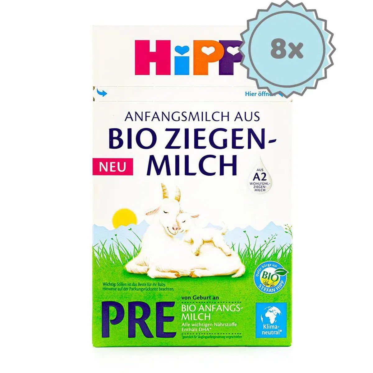 HiPP Goat Milk Formula Stage PRE (0-6 Months) - German Version (400g)