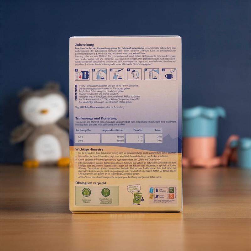 HiPP Good Night Organic Milk-Cereal-Meal for Drinking (525g) - 10+ months