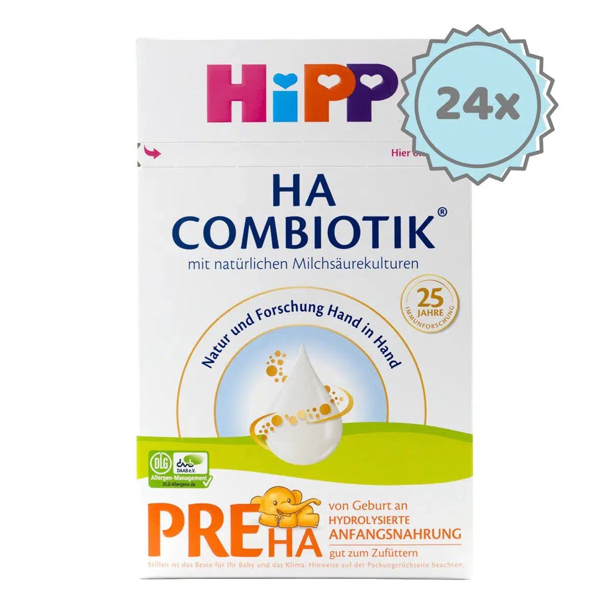 HiPP HA Stage PRE (0+ Months) Combiotic Formula (600g)