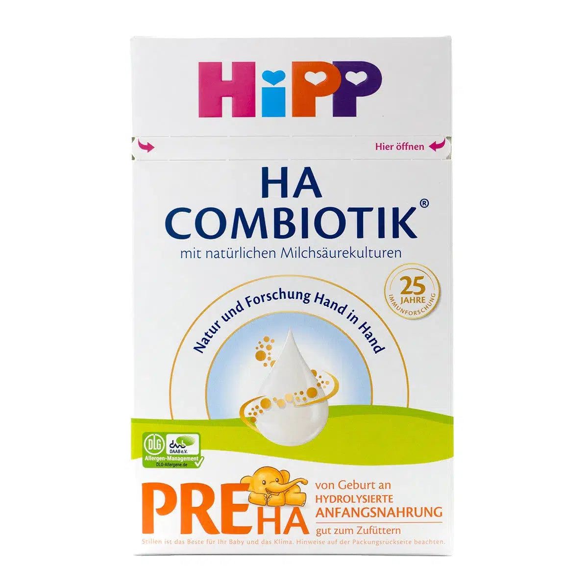HiPP HA Stage PRE Combiotic Formula (600g) - 40 Boxes