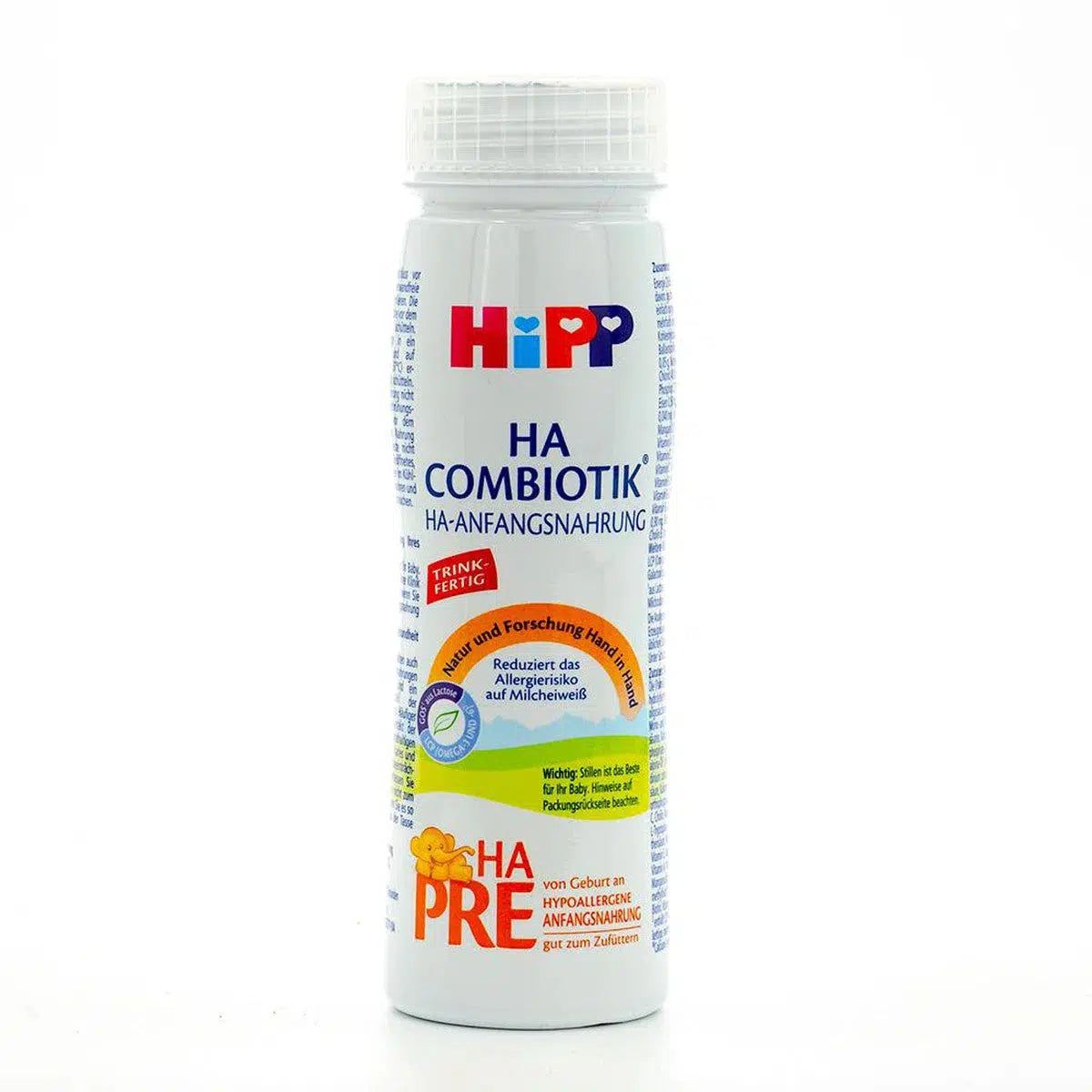 HiPP HA Stage PRE Ready to Feed Formula (200ml) - 36 Bottles