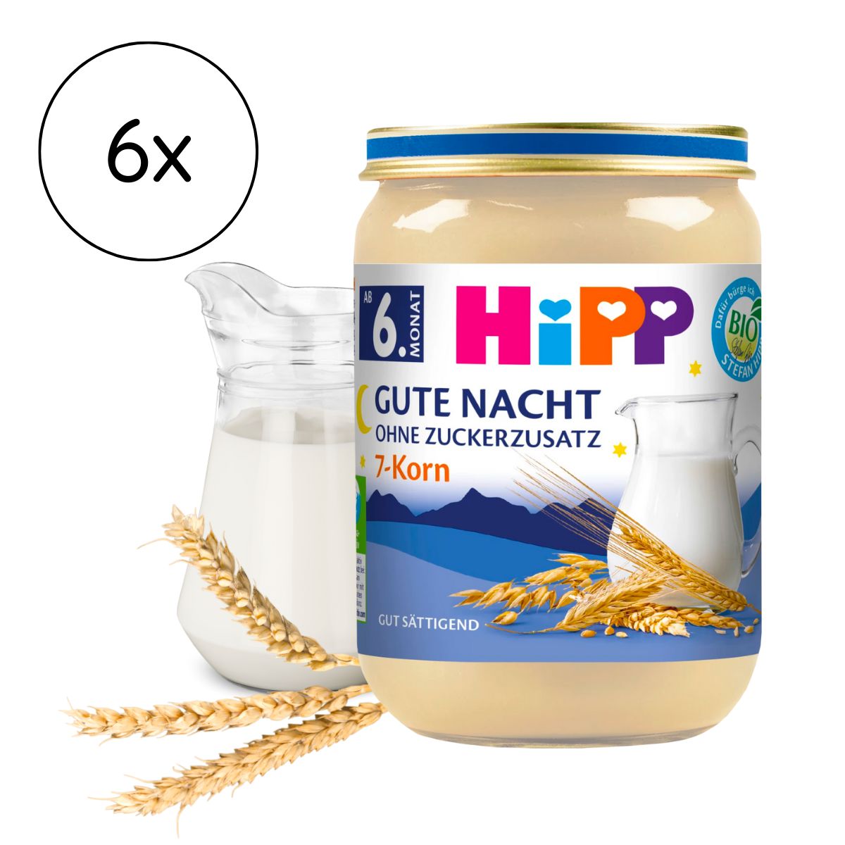 HiPP Jar - 7 Grains and Milk Porridge (190g)