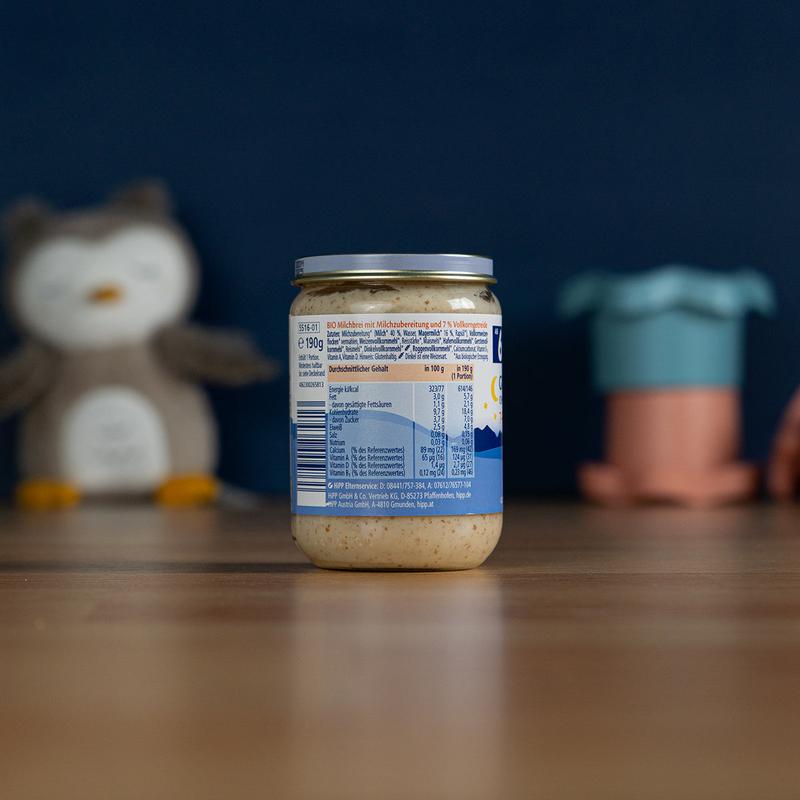 HiPP Jar - 7 Grains and Milk Porridge (6+ months) (190g)