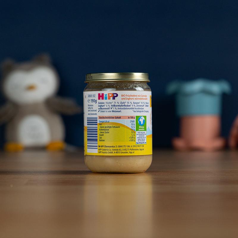 HiPP Jar - Apple Banana Cereal Puree (8+ months) (190g)