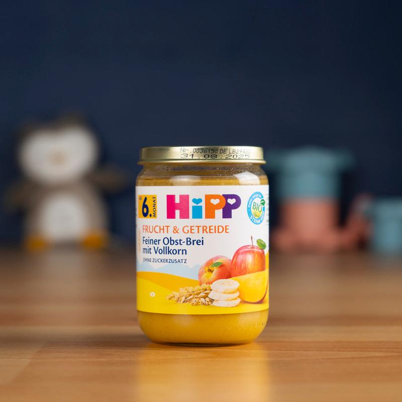 HiPP Jar - Fine Fruit Porridge With Whole Grains (190g)