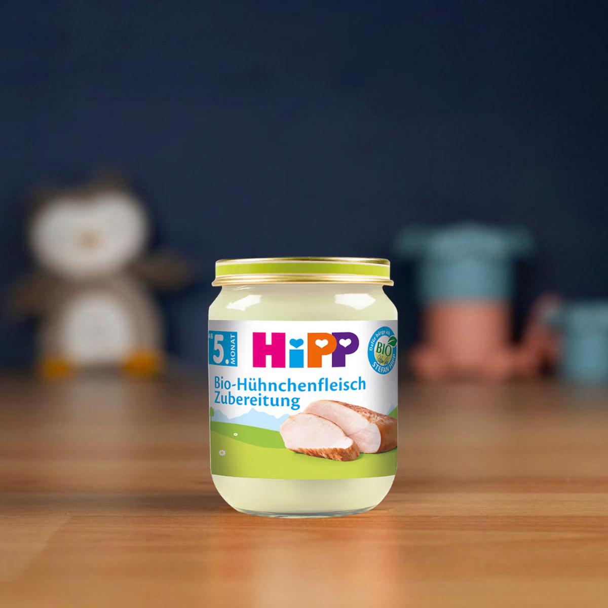 HiPP Jar - Organic Chicken Puree: 5+ Months (125g)