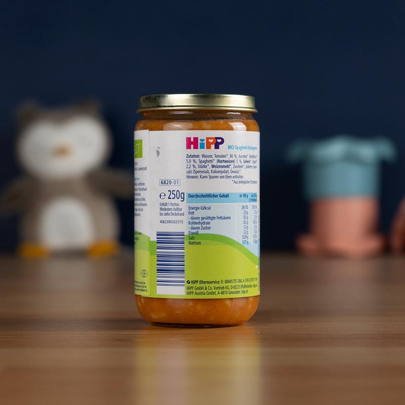 HiPP Jar Spaghetti Bolognese: 12+ months (250g)