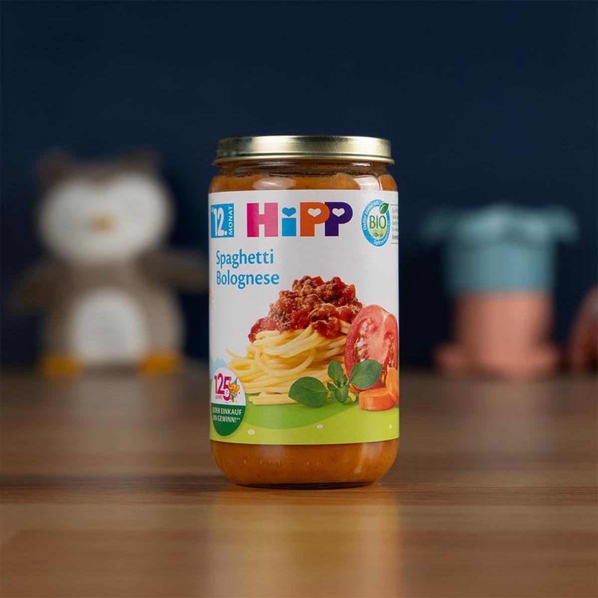HiPP Jar Spaghetti Bolognese: 12+ months (250g) Bundle 6 Jars