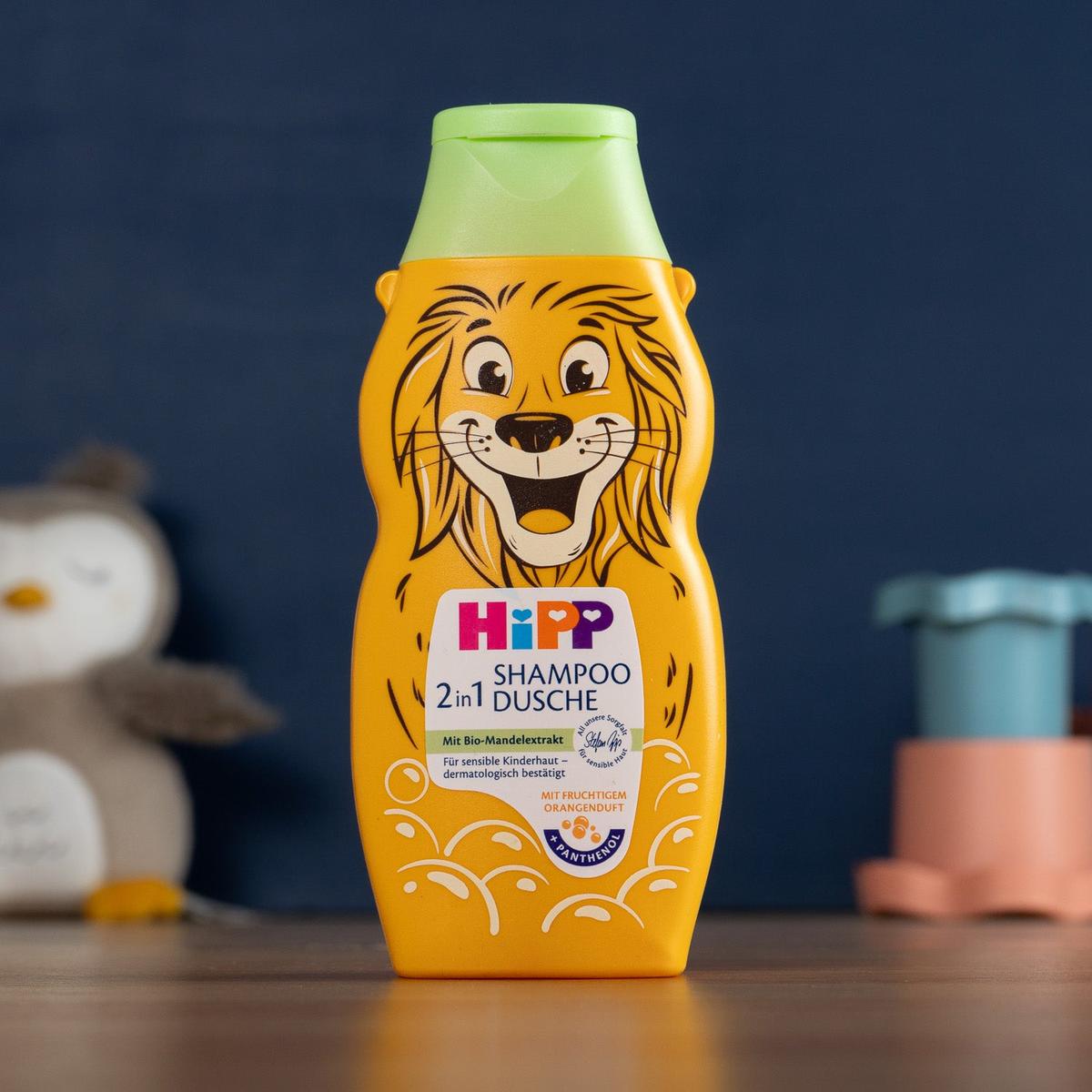 HiPP Kids Lion 2-in-1 Shampoo and Body Wash - Orange Scent (300 ml)