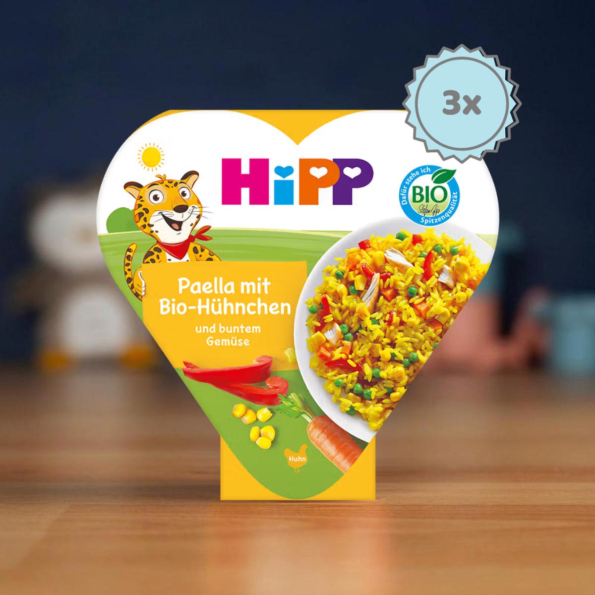 HiPP Menu Organic Paella with Chicken & Mixed Vegetables: 12+ Months (250g) - 3 Packs