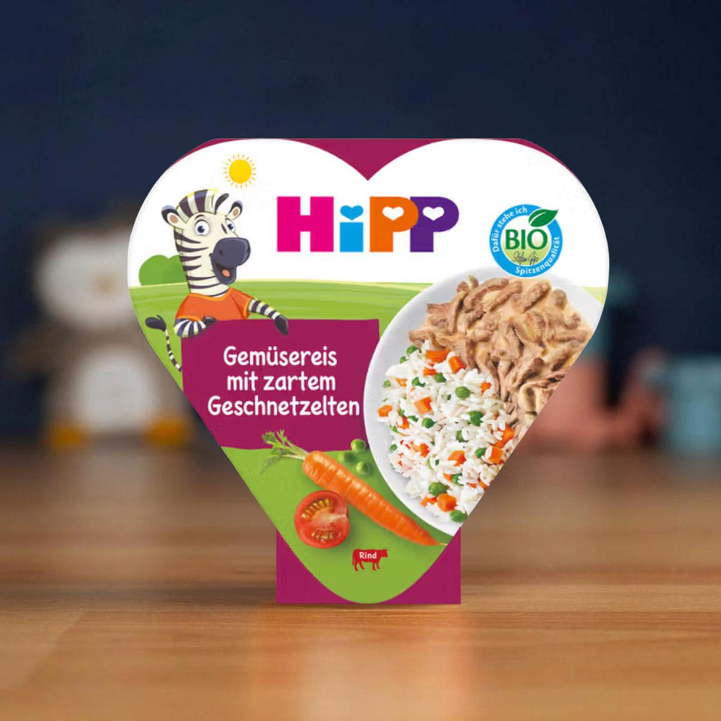 HiPP Menu Organic Vegetable Rice with Tender Sliced Meat (250g) - 12+ months - 3 Packs
