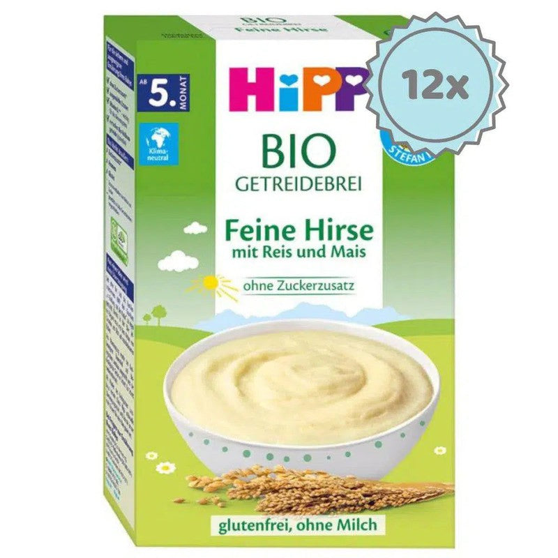 HiPP Organic Grain Porridge - Fine Millet With Rice And Corn (5+ Months) - 200g