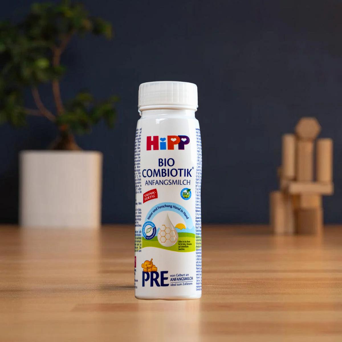 HiPP Stage PRE Ready to Feed Formula (200ml) - 60 Bottles