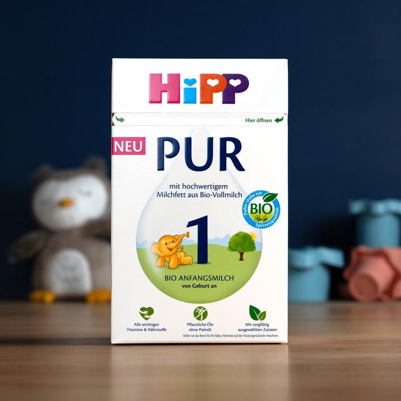 HiPP PUR Stage 1 Organic Whole Milk Infant Formula 0-6 months (500g)