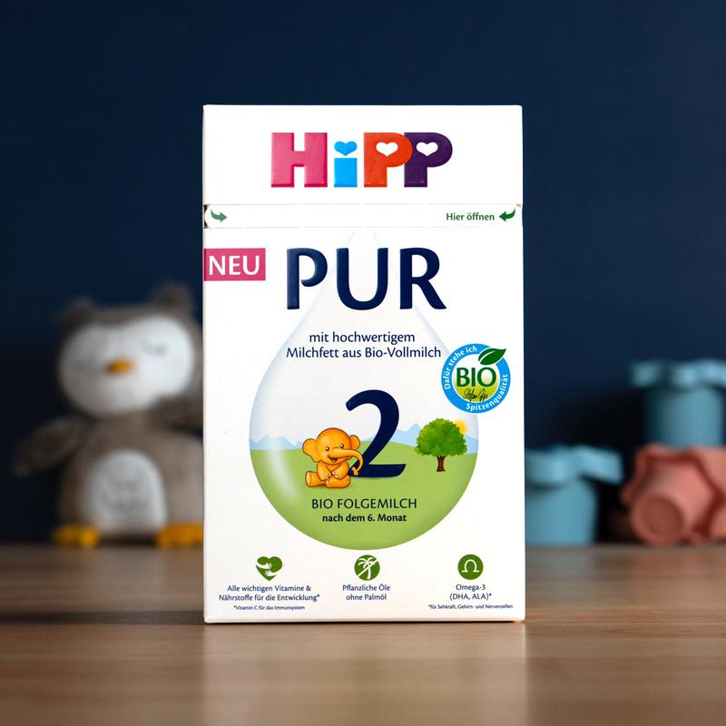 HiPP PUR Stage 2 Organic Whole Milk Formula 6+ months (500g)