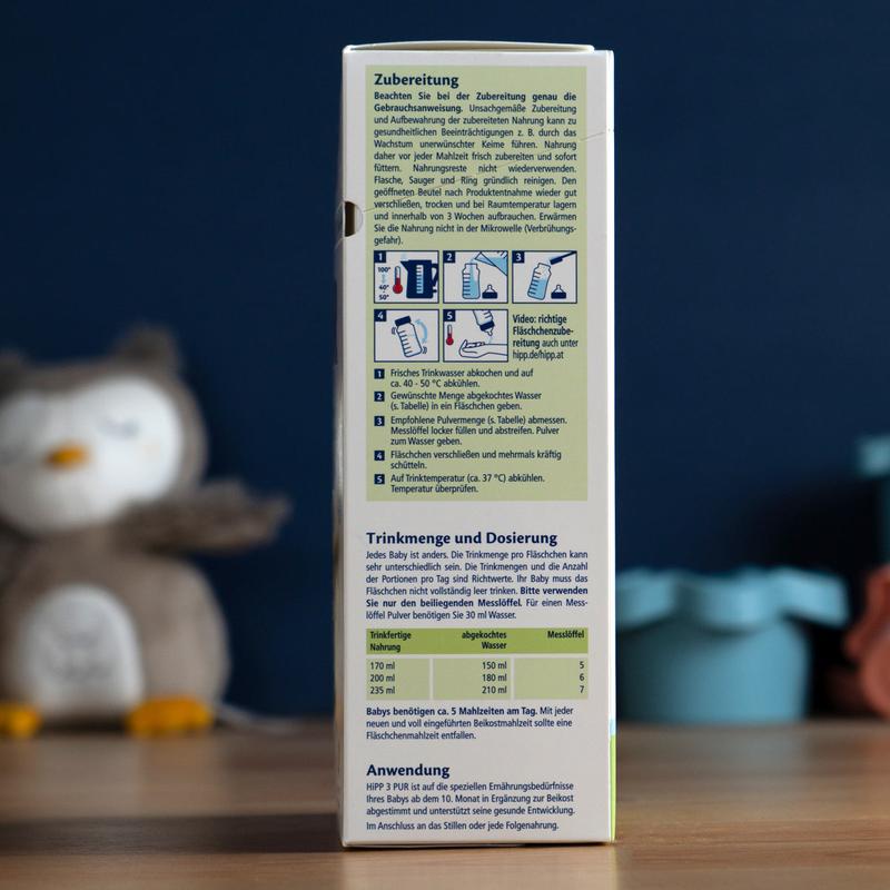 HiPP PUR Stage 3 Organic Whole Milk Formula 10+ months (500g)