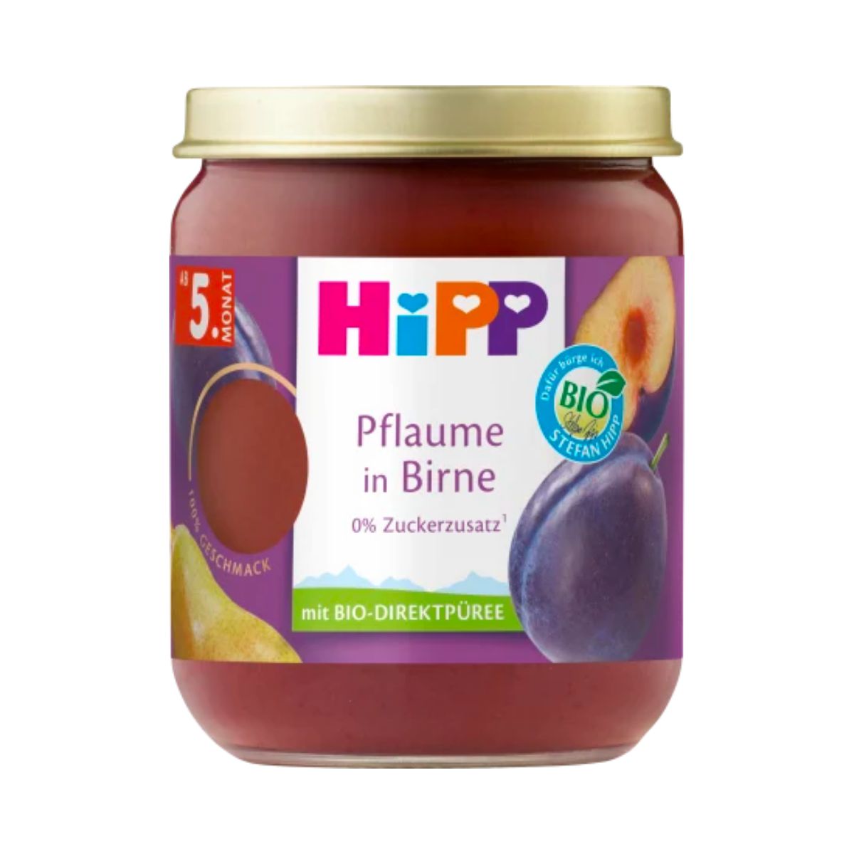 HiPP Premium Jar - Plum Pear Puree (160g)