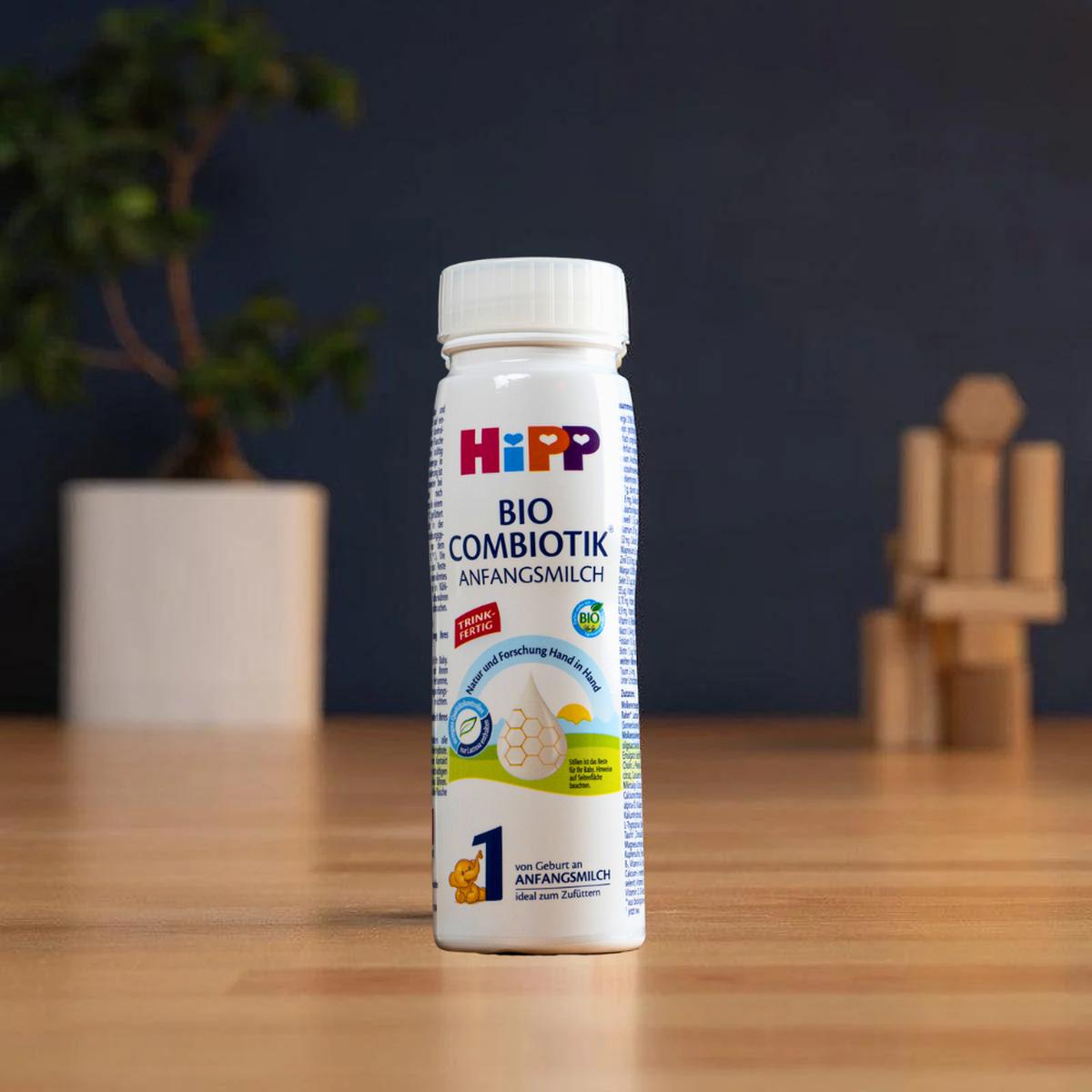 HiPP Ready to Feed Stage 1 (0-6 Months) - 200ml Bundle 18 Bottles
