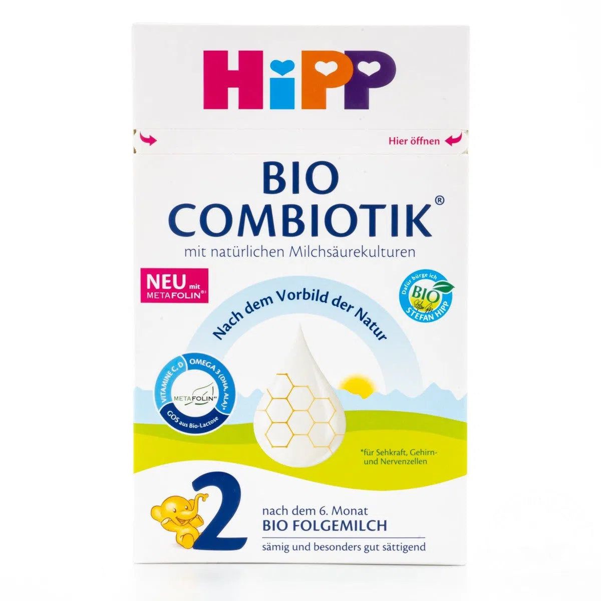 HiPP Stage 2 Combiotic Formula - German Version (600g) - 12 Boxes