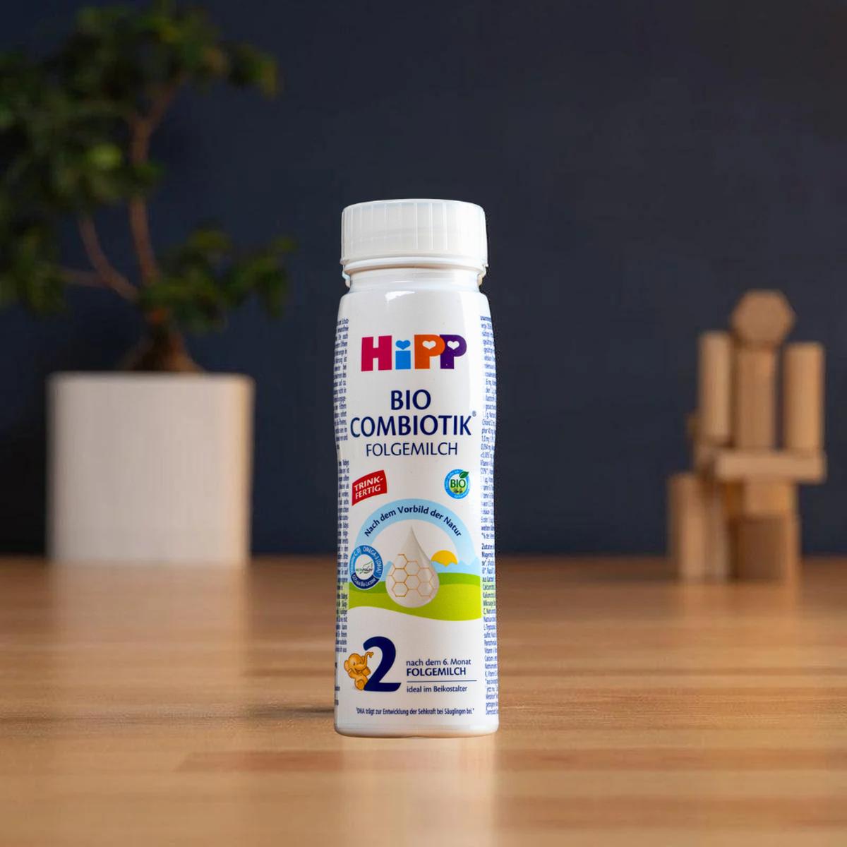 HiPP Ready to Feed Stage 2 (6+ Months) - 200ml Bundle 18 Bottles