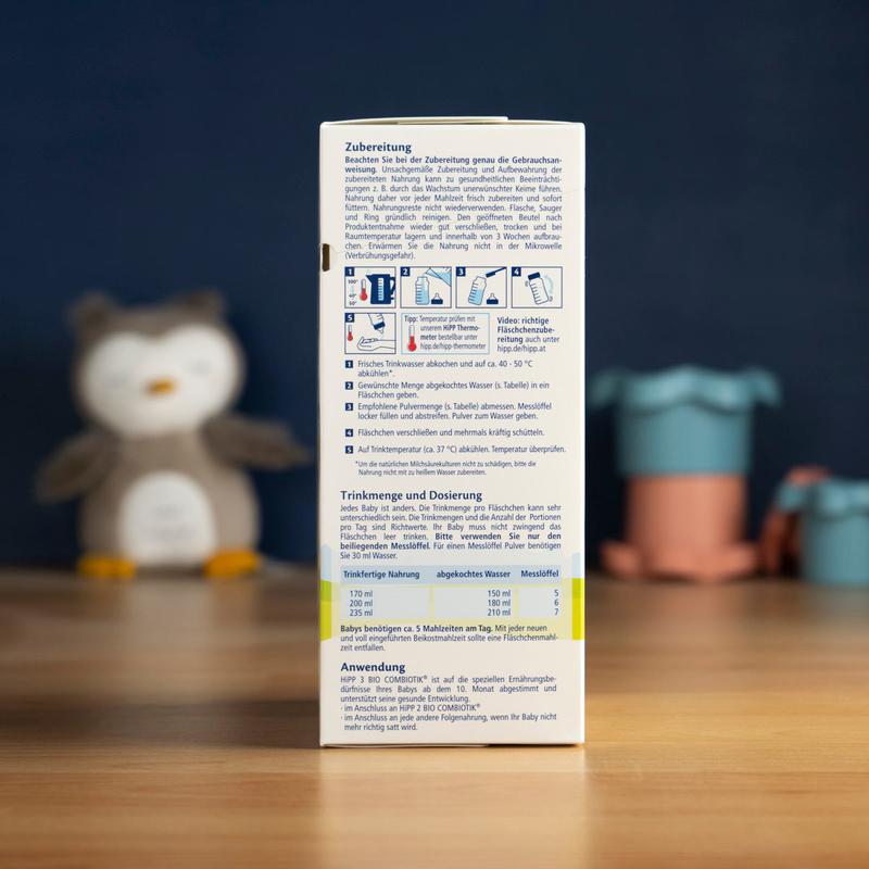 HiPP Stage 3 (10+ Months) Combiotic Formula - German Version (600g)