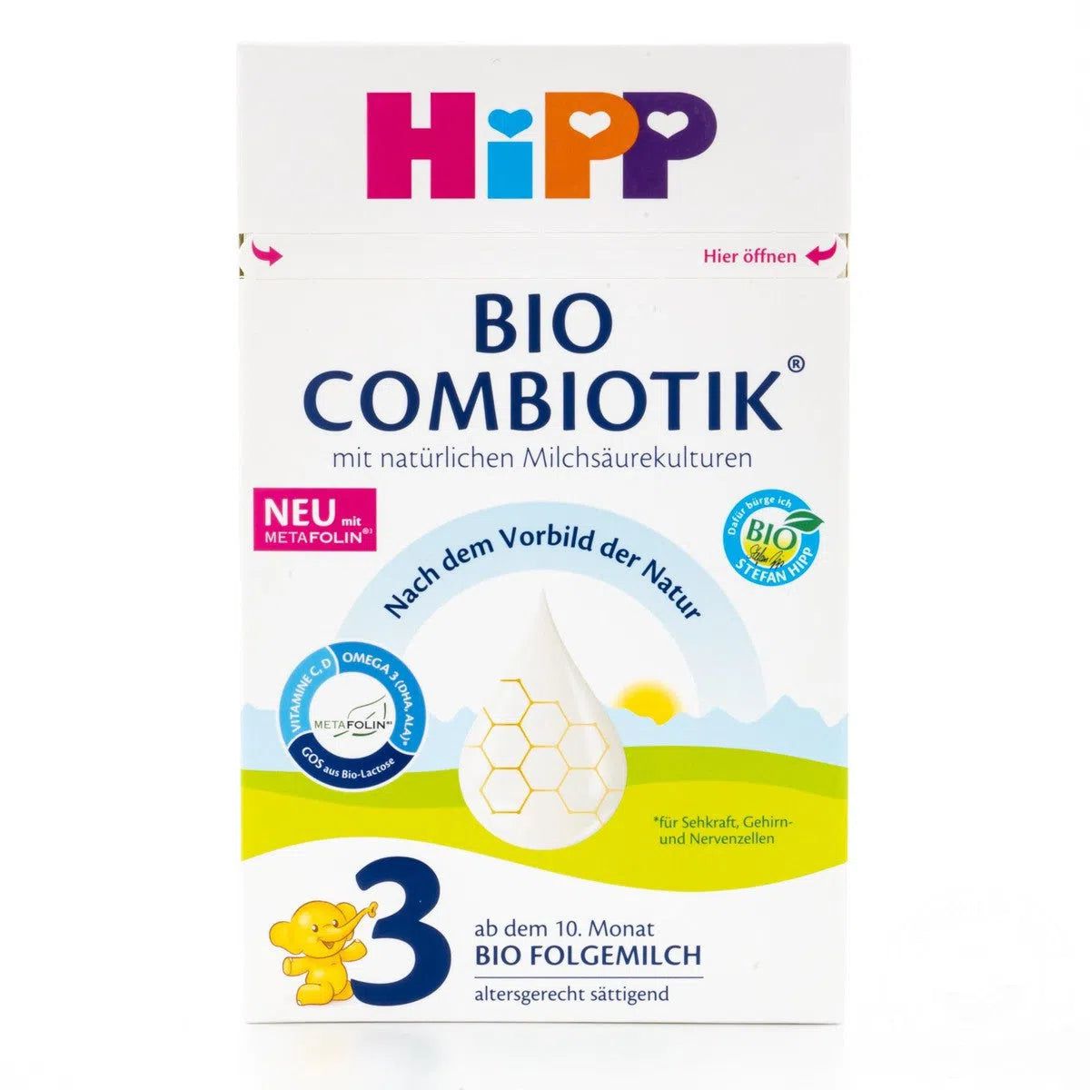 HiPP Stage 3 Combiotic Formula - German Version (600g) - 8 Boxes