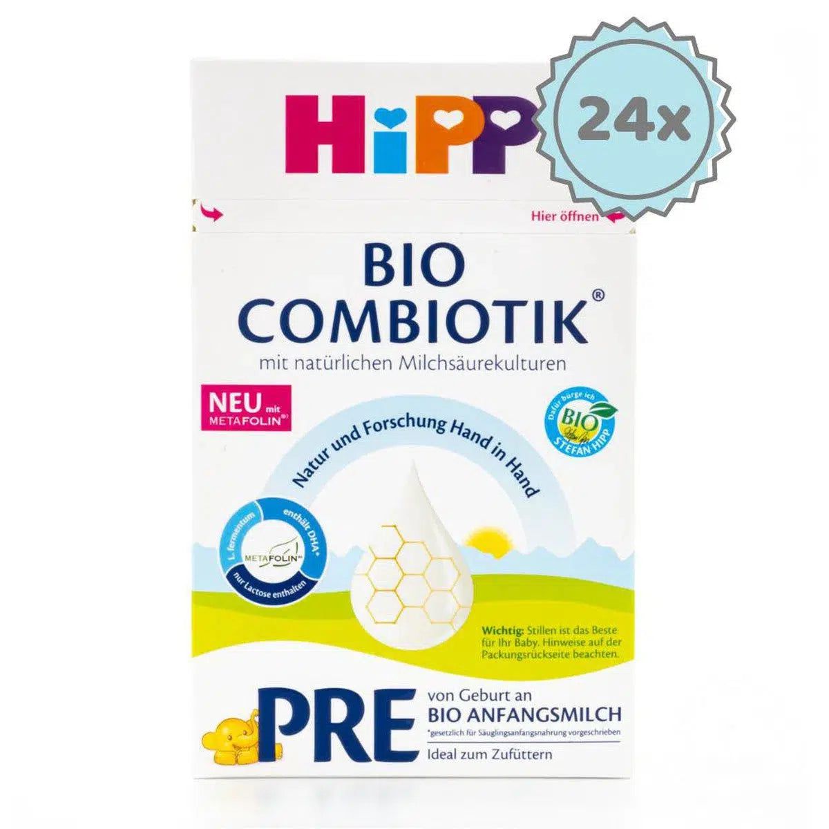 HiPP Stage PRE (0+ Months) Combiotic Formula - German Version (600g)