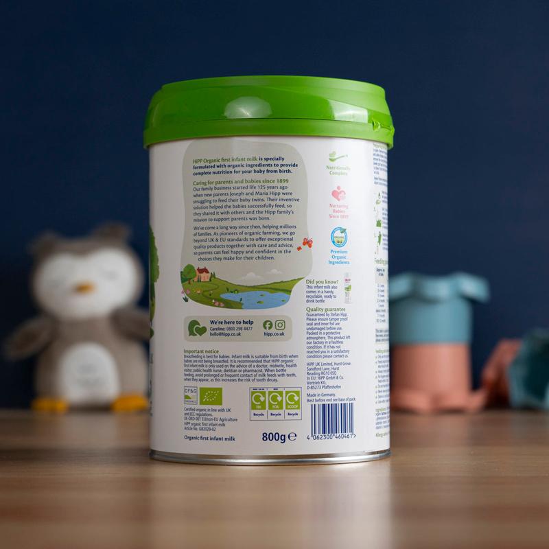 HiPP UK Stage 1 Organic Combiotic First Infant Milk Formula (800g)