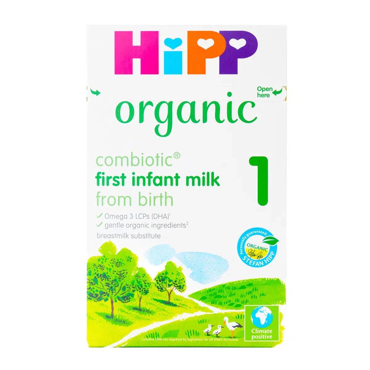 HiPP UK Stage 1 Organic Combiotic First Infant Milk Formula (800g) - 8 Boxes