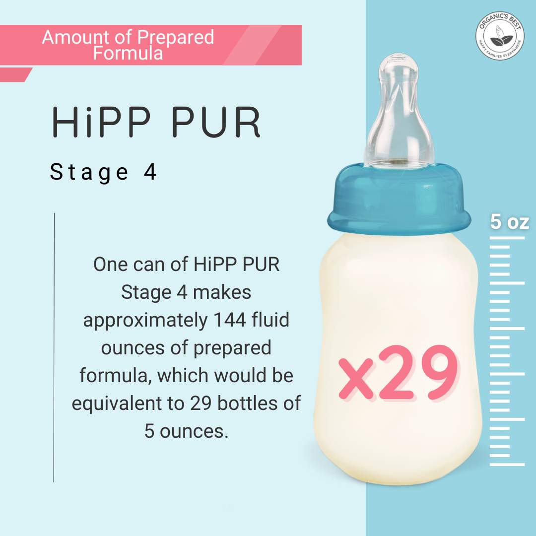 HiPP PUR Stage 4 Organic Whole Milk Toddler Formula