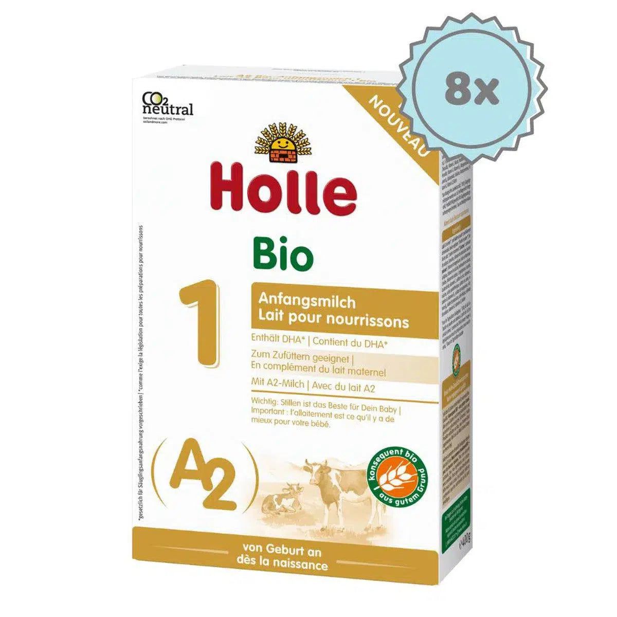 Holle A2 Stage 1 (0-6 Months) Formula (400g)