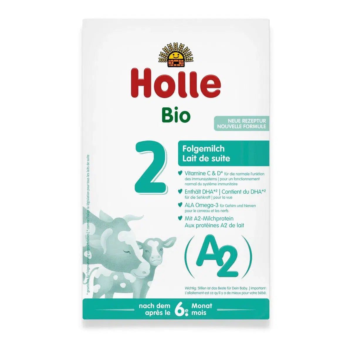 Holle A2 Stage 2 Formula (400g) - 54 Boxes