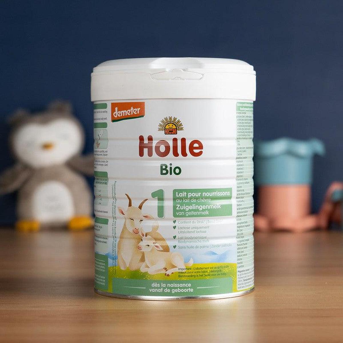 Holle Goat Milk Formula Stage 1 (0-6 Months): Dutch Version (800g) Bundle 1 Cans